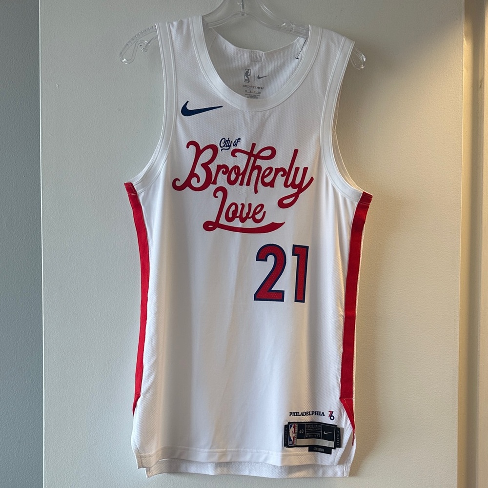 Joel Embiid Philadelphia 76ers Nike Dri-FIT ADV Authentic City Edition Jersey